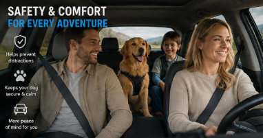 PetDrive Premium 2-Pack Adjustable Dog Car Seat Belts