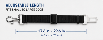PetDrive Premium 2-Pack Adjustable Dog Car Seat Belts