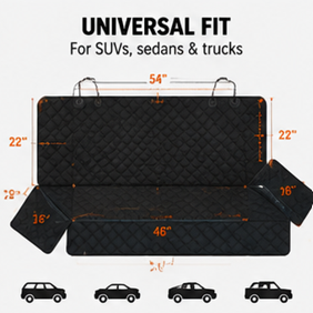 PetDrive Premium Waterproof Dog Car Seat Cover