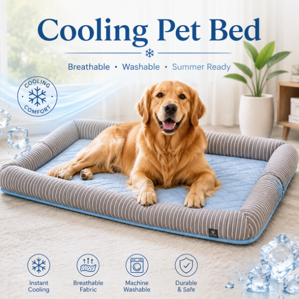 PetDrive Breathable Cooling Bed for Dogs & Cats