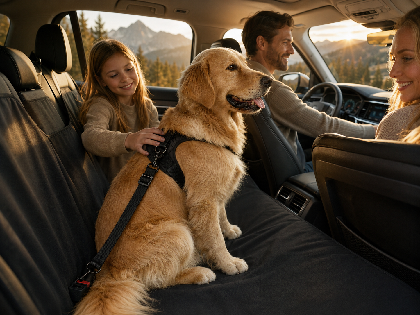 PetDrive Premium 2-Pack Adjustable Dog Car Seat Belts