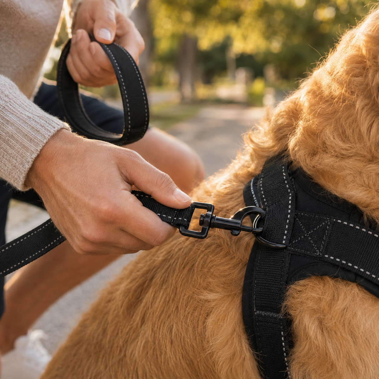 Pet Double Handle Pull Leash